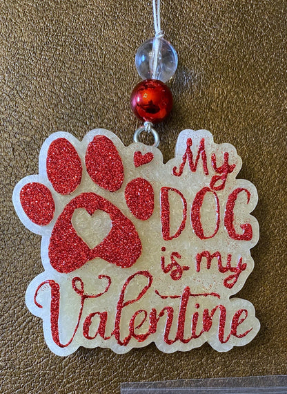 M174 My Dog Is My Valentine Silicone Mold