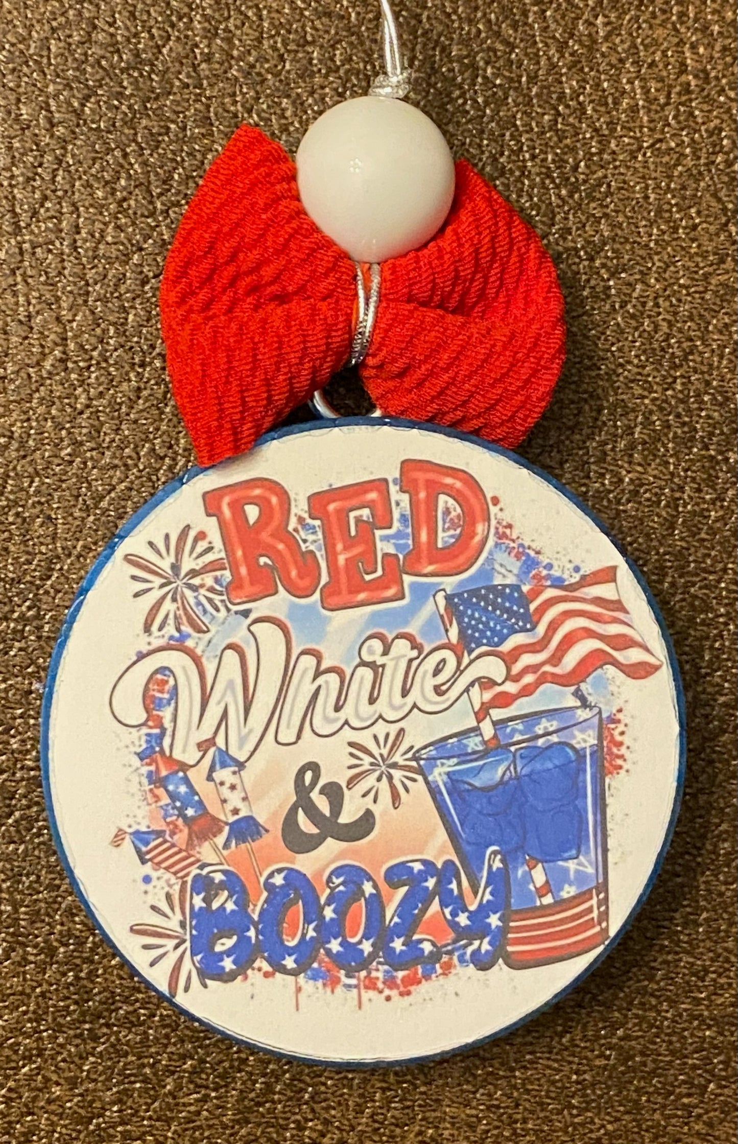 F156 3" Round Freshie - Patriotic