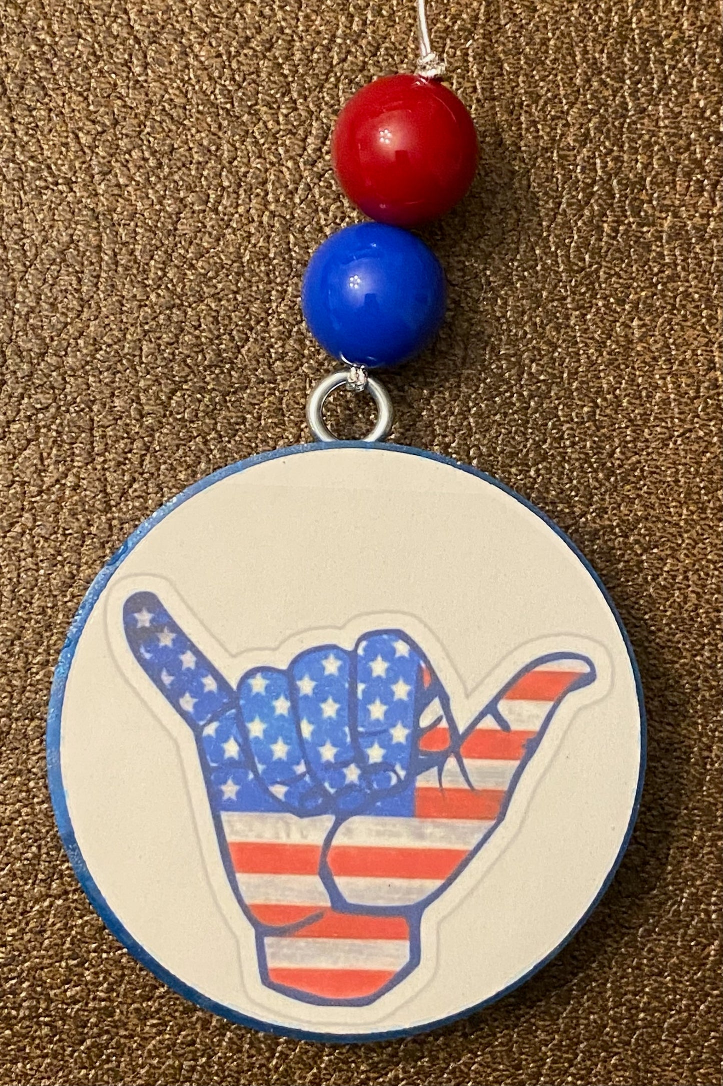 F161 3" Round Freshie - Patriotic