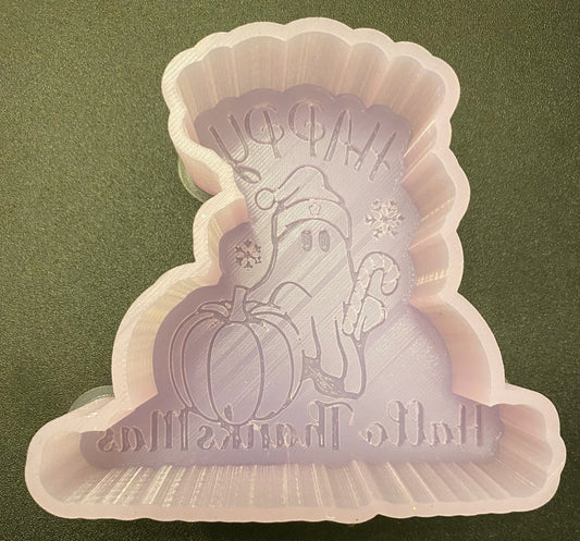 M122  Happy HallowThankMas Silicone Mold