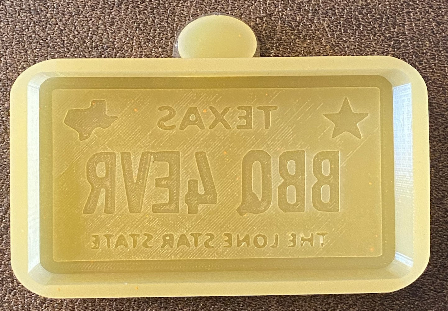 M31 BBQ License Plate Silicone Mold