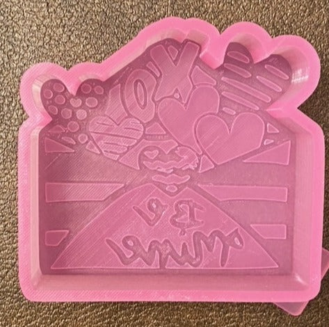 M103 Be Mine Envelope Silicone Mold